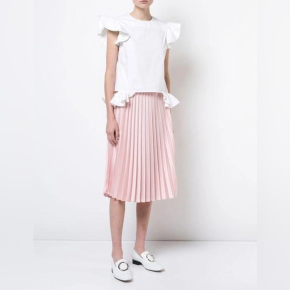 HARVEY FAIRCLOTH Angel Sleeve Zip-Up Top Size: M - Picture 5 of 10